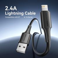 Gambar VENTION LAQBC Kabel Data Charger Pendek Powerbank USB A to Lightning Fast Charging 2.4A 480Mbps PVC Type Power Bank 0.25M 25 CM Cable dari Pampam Shop Kab. Tangerang 3 Tokopedia
