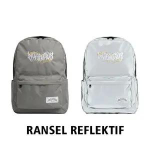 NOTBADCLUB - INSANE GLITCH REFLECTIF - TAS RANSEL BACKPACK CORDUROY STARS
