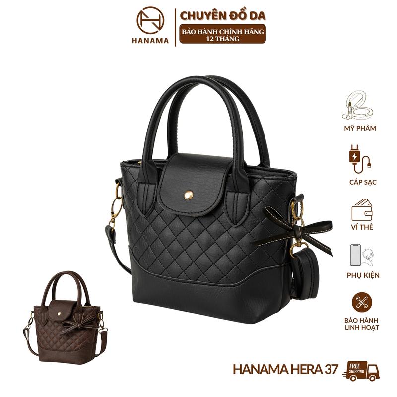 DAILY_HANAMA _Thời trang túi xách tay - đeo chéo Hàn Quốc Hanama Hera 37 - trẻ trung cá tính Bag Da
