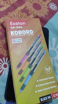 Product Review of ( 12 PCS / 1 pack ) Bolpoint Eselon Kororo GP-240 Mirip Kokoro / Pen Kokoro / Pen Eselon Kororo Kantor Stationery dan dan from R**A M**A 0