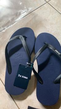Product Review of Zuma Men Classic 31 Black Turquoise, Sandal Jepit Pria Karet Polos, Hitam Pirus from w**🌙 1