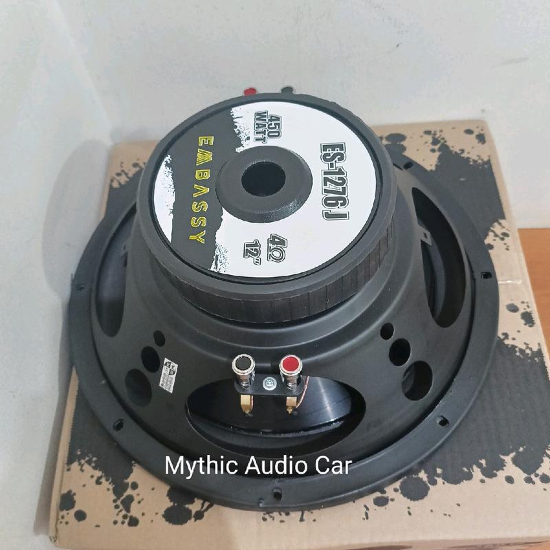 Subwoofer Embassy 1276 J Double Coil New Speaker 12 Inch 450Watts Myhic Audio Car 4