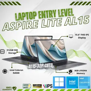Laptop Aspire Lite AL15-32p-C8T3 Intel N4500 | RAM 8GB | SSD 512GB | 15.6” FHD IPS | Slim & Stylish