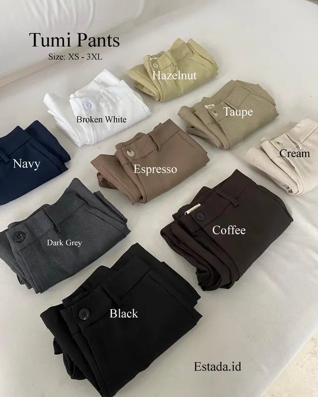 TOOMI PANTS / CELANA PANJANG HIGHWAIST / CELANA CUTBRAY HIGHWAIST / CELANA WANITA 8