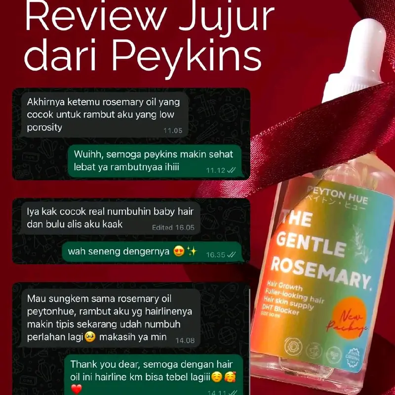 PEYTON HUE THE GENTLE ROSEMARY OIL PEYTON HUE 5