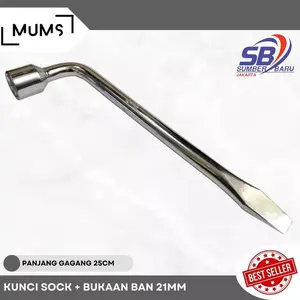 Kunci Roda Mobil UK Socket 21 MM Kunci Shock Sock Sok L 21MM + Bukaan Ban Mobil SBJ