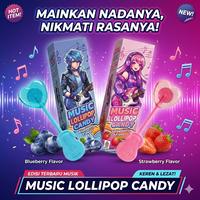Gambar Lollipop Musik Viral - Permen Bernyanyi Seru Rasa Buah Stroberi & Blueberi. Snack Unik Pilihan Kado Ramadhan & Hampers Idul Fitri. Enak, Murah, Disukai Anak-anak. Ready Stok Terbaru! - MUSIC LOLLIPOP - STRAWBERRY 15g/1pcs. dari Blinko.id Kota Administrasi Jakarta Barat 1 Tokopedia