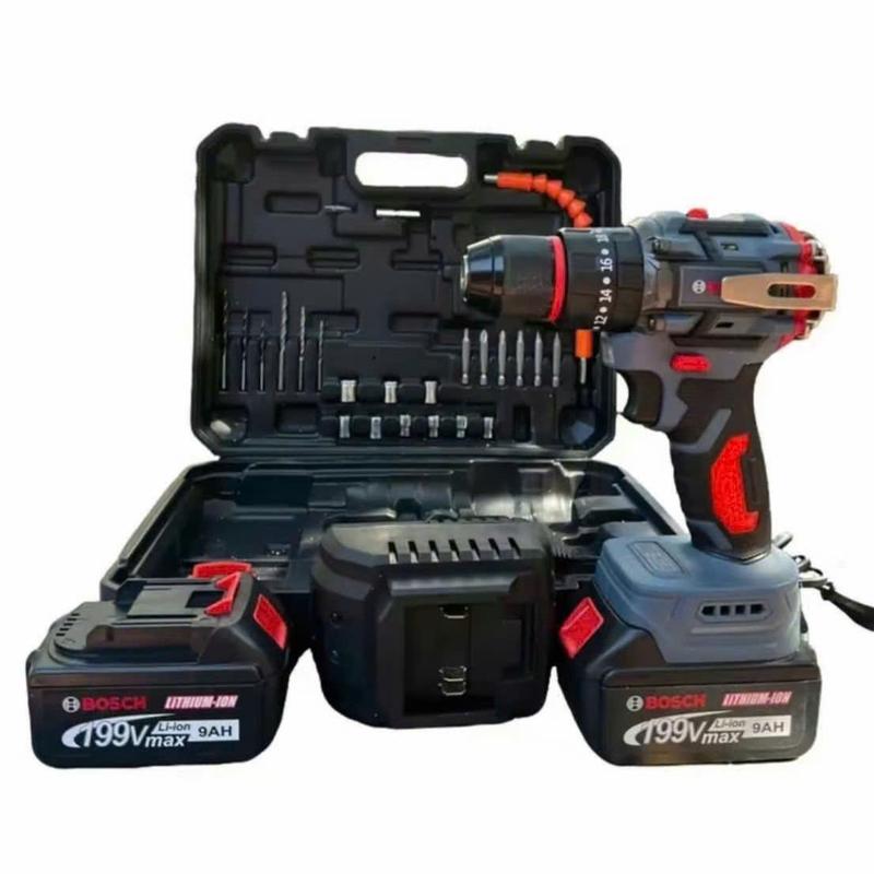 Máy Khoan Pin Bosch 3 chức năng TẶNG KÈM PHỤ KIỆN 24 CHI TIẾT . Đầu kẹp 10mm . Động Cơ không Chổi Than. Có Khoá Trục . Chân Pin Thông Dụng