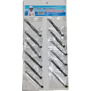 Pengset / Pencabut bulu / Rambut / jepit jenggot tebal 1 rtg isi 12 pcs