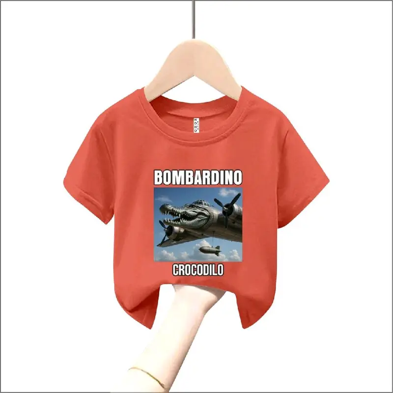 KAOS ANAK BOMBARDINO CROCODILO UNISEX DIGITAL SABLON 4