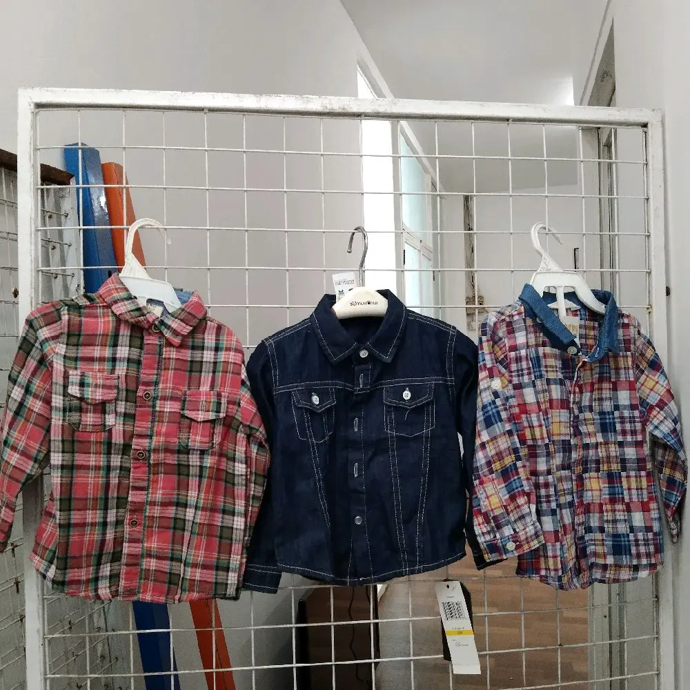 kemeja kotak kotak anak laki laki