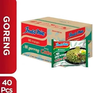 Indomie Goreng Cabe Ijo – 1 Dus / 40 Pcs | Mie Instan Favorit Indonesia