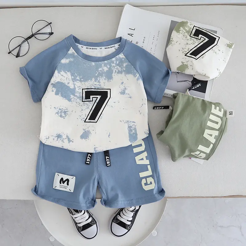 SETELAN BAJU ANAK SEVEN KIMONO RAGLAN FASHION