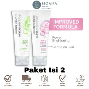 [ISI 2] Mini Size Shinzui WHITEssentials Facial Wash 20 ml | Sabun Cuci Pembersih Muka Mencerahkan Glowing berjerawat