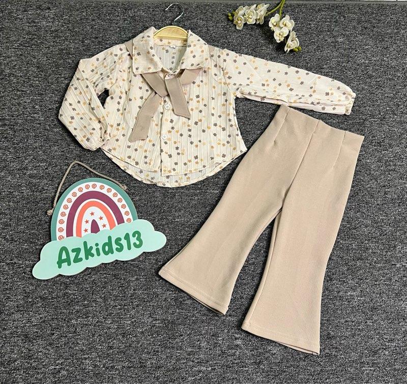Azkids13 Oneset Lorenza Koreanstyle 2-10thn Anak Perempuan Celana Cutbray NEW