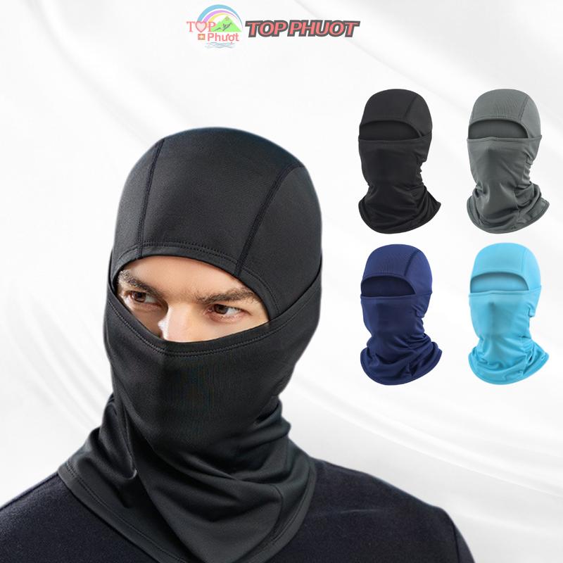 Khăn Trùm Đầu Ninja X1 Chống Nắng Đội Nón Fullface Đi Phượt Cao Cấp 3 in 1 Che Mặt
