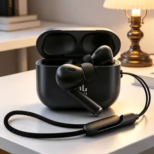 embedrone PHANTOM  HM3 Earphone Bluetooth Terbaik 2026! Noise Cancelling, HD Voice, 30 Jam Tahan Lama, Tanpa Delay Gaming, IPX7 Anti Air, Cocok Semua HP Android & iPhone, Harga Terjangkau
