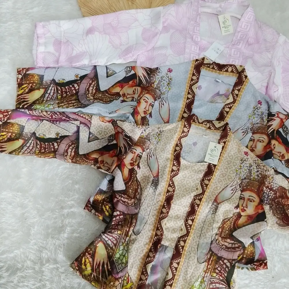 kebaya anak lukis sifon || kebaya bali bahan adem