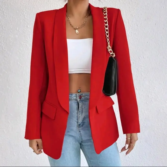 Jas Blazer Cardigan /Jas Wanita Style koream Atasan Formal Kerja