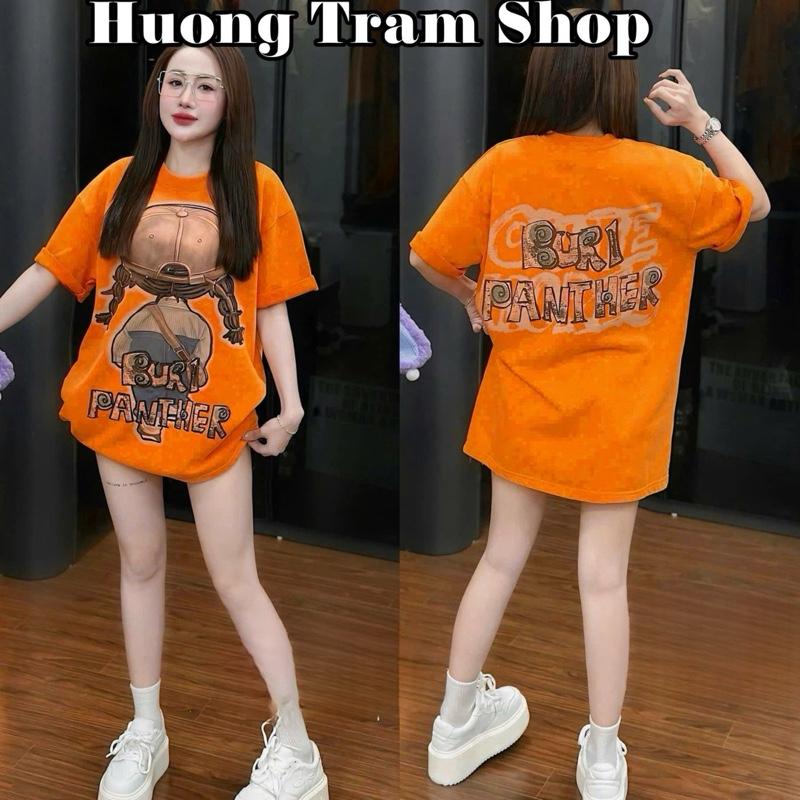 (Deal Sale) ÁO THUN CÔ GÁI ĐỘI NÓN KIM TUYẾN IN 2 MẶT - Áo thun freesize,  chất cotton 4 chiều mềm , phom dáng rộng đâu quần , Hương Trầm Shop