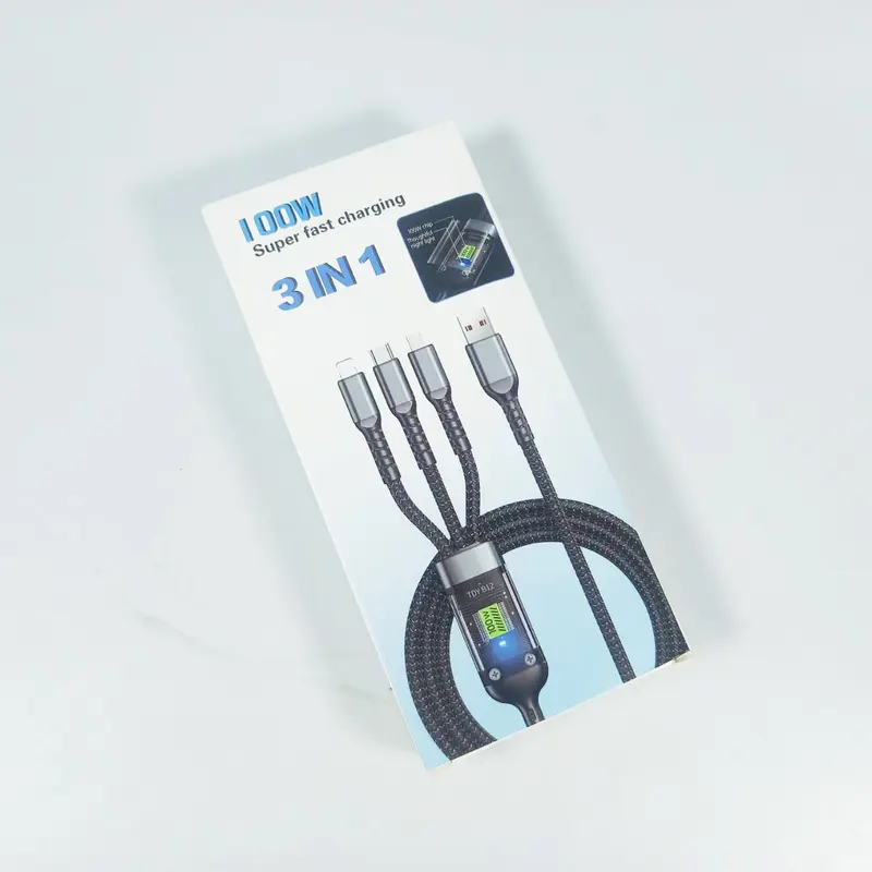 Kabel Data Multifungsi Micro USB Lightning Type C 20V 1.2M - OL601 7