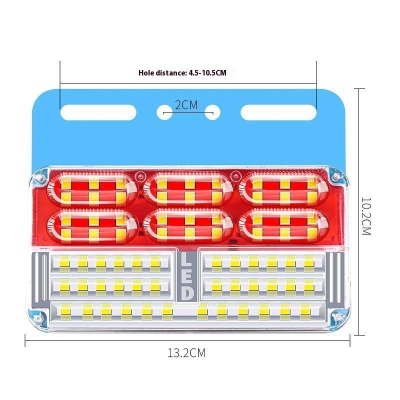 1Pcs Big Truck 24V Led High Light Waterproof Side Light Trailer Side Light Side Light Waist Light Astern Turn Super Bright Side Light 4