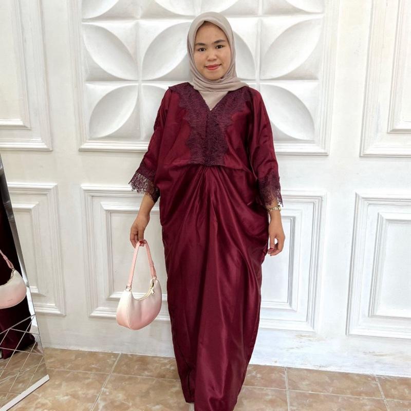 Kalila Kaftan Raya Series Kaftan Satin Lebaran Termurahh - Wanita Casual 3