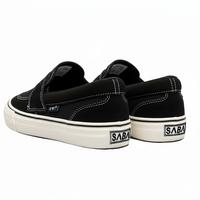 Gambar SABA Tuxedo Black White Slip On - Sepatu Loafer Sneakers Casual Pria Wanita - Black White, 38 dari Saba Footwear Kab. Tangerang 3 Tokopedia