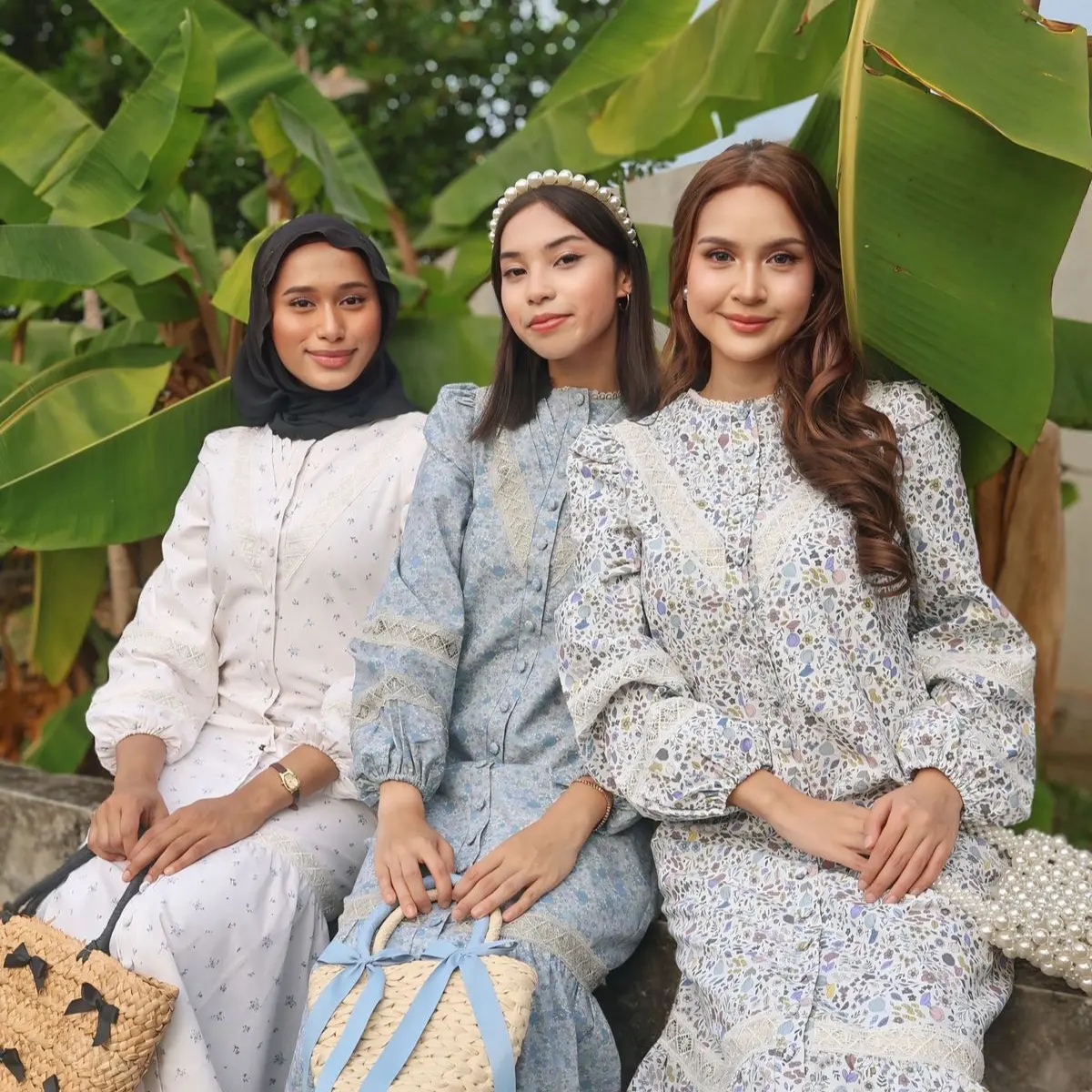 TheBubblyGem Lana Dress Collection - Available in 2 Prints v  neck