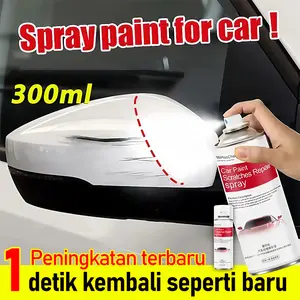 Cat semprot body motor mobil putih/hitam anti gores semprot compound kompon penghilang baret mobil kasar/halus motor merah/silver lecet