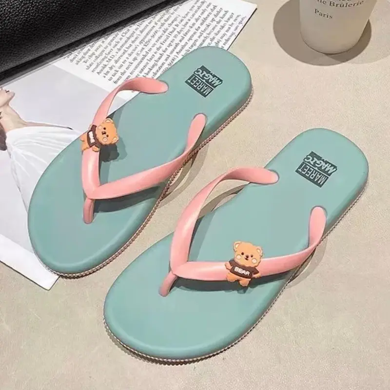Sandal Jepit Wanita Sehari hari dalam ruangan Sendal Wanita Kekinian (Beard) Karet 4