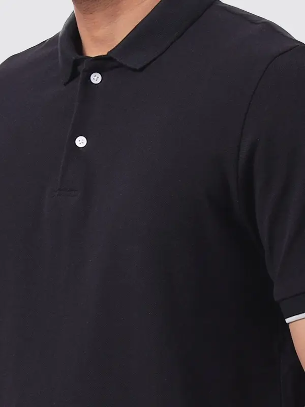 MOC Kaos Polo Lengan Pendek RUSKIN-BLACK 1