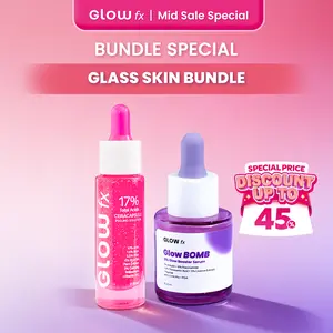 [Glass Skin Bundle] - GLOW FX BEAUTY - 17% Total Acids CeraCapsule Peeling Solution - Serum Exfoliasi Wajah Mengandung Glycolic Acid Untuk Mencerahkan dan Menghaluskan Wajah