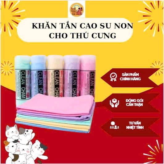 Khăn Tắm Cao Su Non Siêu Thấm Dành Riêng Cho Chó Mèo Clean Cham - Tấm Cao Su…