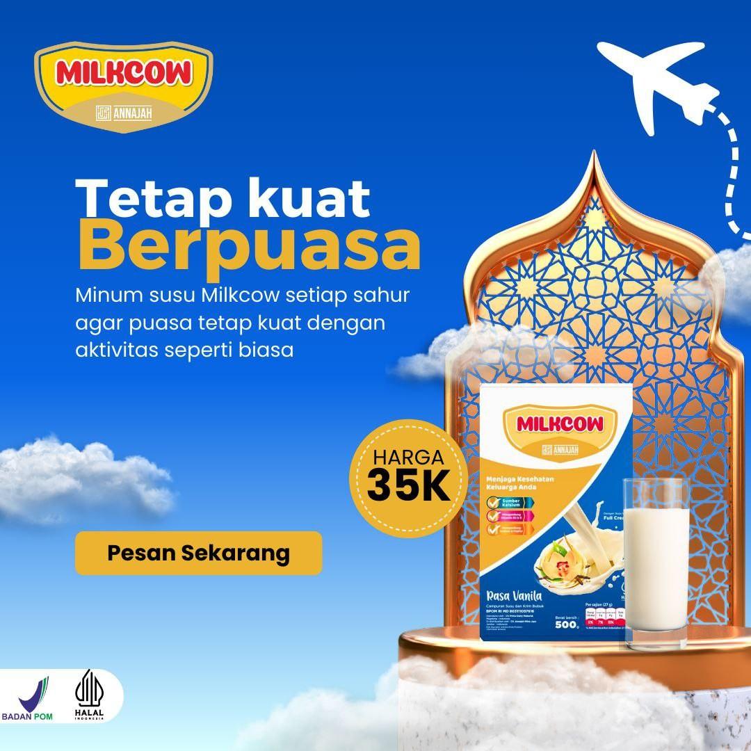 Mall Milkcow - susu penggemuk badan untuk anak dan dewasa 500gram rasa cokelat