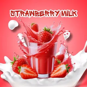 april sale Liq-60ml Sari Buah strawberry milk Jus Murni BPOM Halal Organik Bebas gula Alami Fruity Botol Air Juice Cappuccino