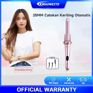 MAIMEITE X Vandarainy Catokan Curly Otomatis 25mm Catokan Keriting Rambut Otomatis Ceramics Curly