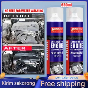 COD Semprotan Pembersih Mesin 650ML Pembersih Interior Pembersih Busa Penghilang Gemuk Cepat