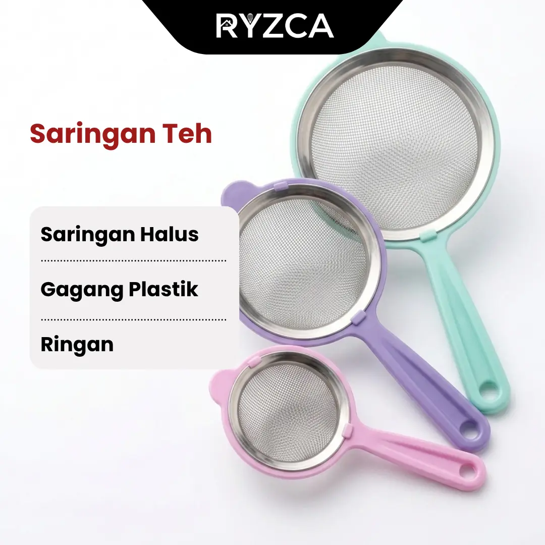 RYZCA Saringan Mpasi Ceko Stainless Steel Skimmer BPA Free 6 cm & 10 cm Original Quality 361