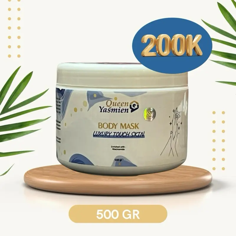 BODY MASK (Luxury Touch Skin) 500 gr Mandi Mencerahkan Tangan Masker