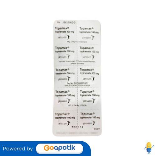 TOPAMAX 100 MG STRIP 10 TABLET