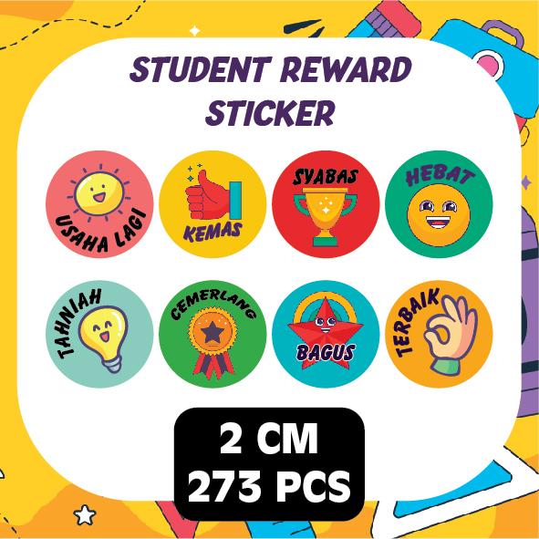 Sticker Reward Student Sticker Untuk Guru Murid Buku Paper - TikTok ...