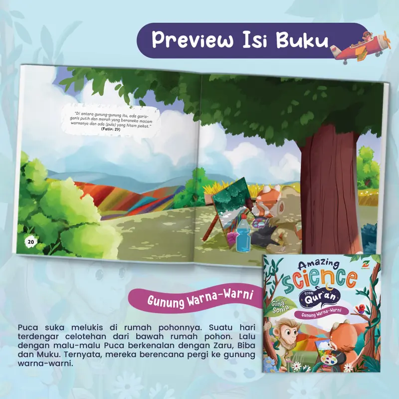 Buku Cerita Hewan Bergambar Serial Amazing Science Sains From Qur'an Keajaiban Laut dalam quran anak usia  4 tahun PAUD TK  Ziyadbooks Official 4