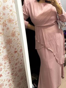 Product Review of K.E || Sayra Kurung Chiffon Raya 2025 material chiffon from F**🎈 0