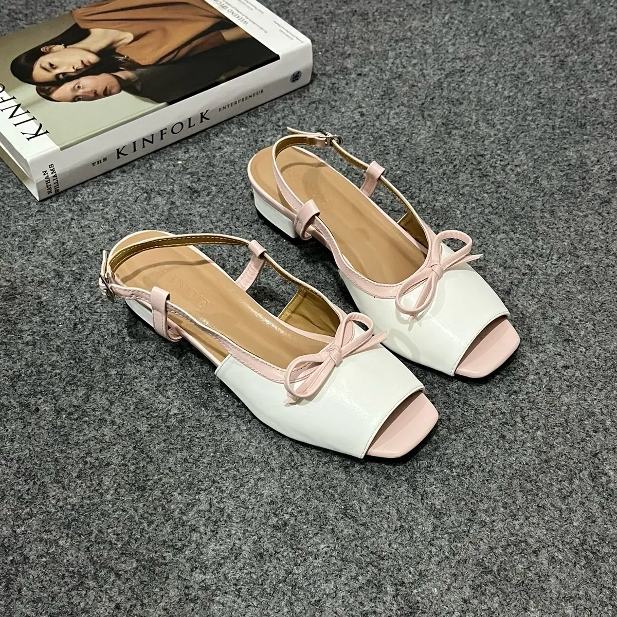 CHERYS Sandal Heels Pita Wanita Sandal Aesthetic Sandal Wanita Coquette Sandal Heels Perempuan Sendal Cewek