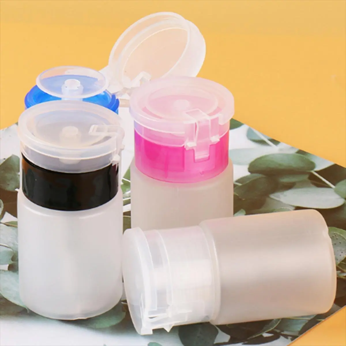 Chai Có Thể Nạp Lại, 60 / 150ml, Bình Bơm Nhấn Rỗng, Chất Liệu Nhựa, Thích Hợp Cho Nước Tẩy Sơn Móng Tay, Chất Tẩy Rửa, Hộp Đựng, Chai Rỗng, Dụng Cụ Làm Móng