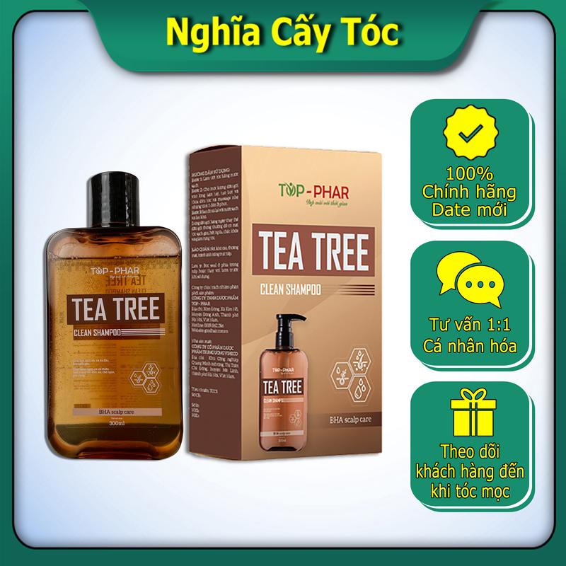  Dầu gội Tràm trà cho da dầu Tea Tree Clean Shampoo 300ml 