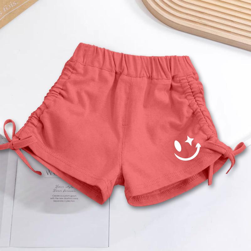 Shortpants Anak-Anak / Celana pendek Katun anak perempuan / cewe Motif Tali Serut usia untuk 1-12 tahun 4