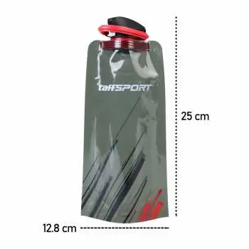 TaffSPORT Botol Minum Lipat Camping Hiking Drinking Bottle 700ml - S29 | Botol Air Olahraga | Botol Lipat 700ml BPA Free 3