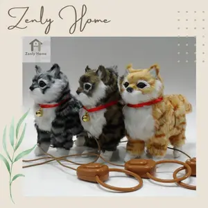 ZEN 035- Mainan Anak Boneka Kucing Berjalan dan Bersuara Meong TERMURAH ~ ELECTRIC CAT WALKING and VOICE